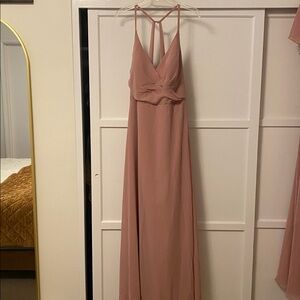 Azazie Davis Dress in Dusty Rose A16 NWT